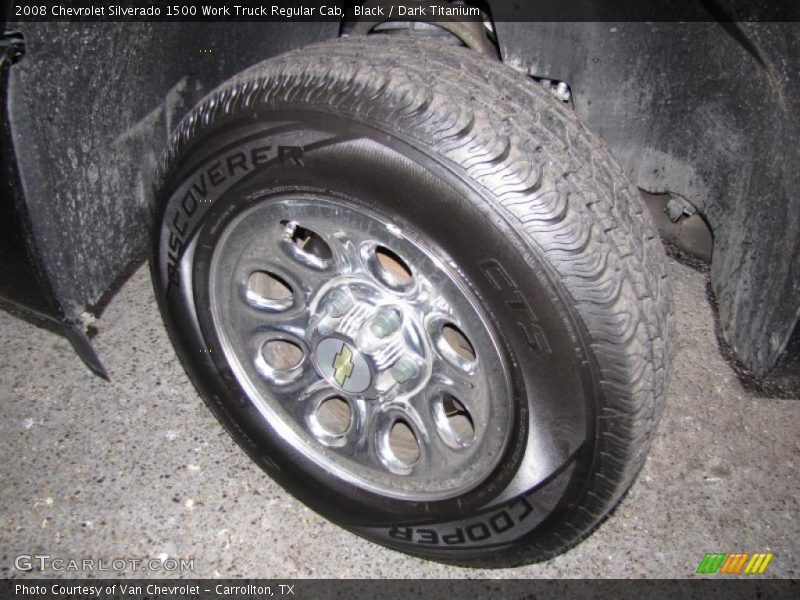 Black / Dark Titanium 2008 Chevrolet Silverado 1500 Work Truck Regular Cab