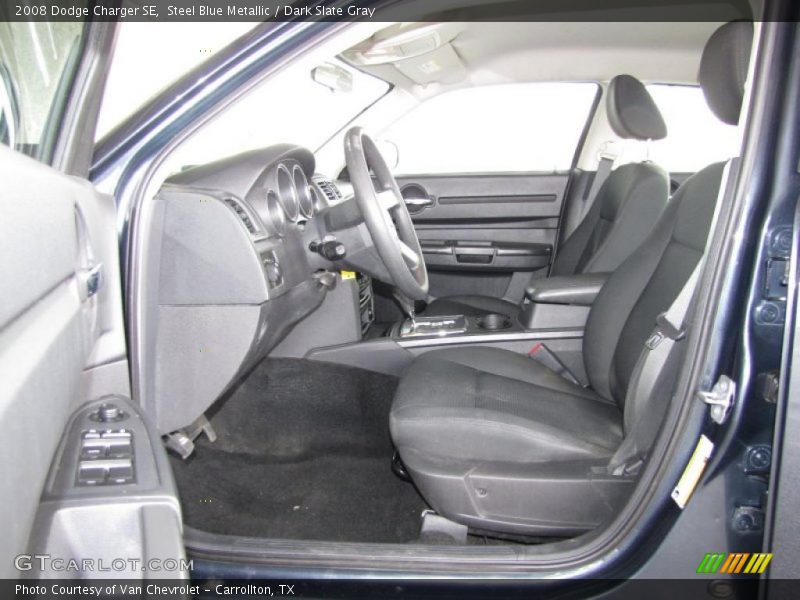 Steel Blue Metallic / Dark Slate Gray 2008 Dodge Charger SE