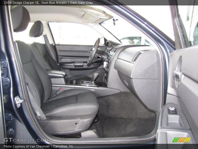 Steel Blue Metallic / Dark Slate Gray 2008 Dodge Charger SE