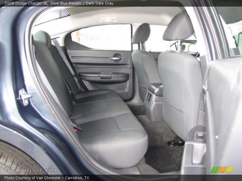 Steel Blue Metallic / Dark Slate Gray 2008 Dodge Charger SE