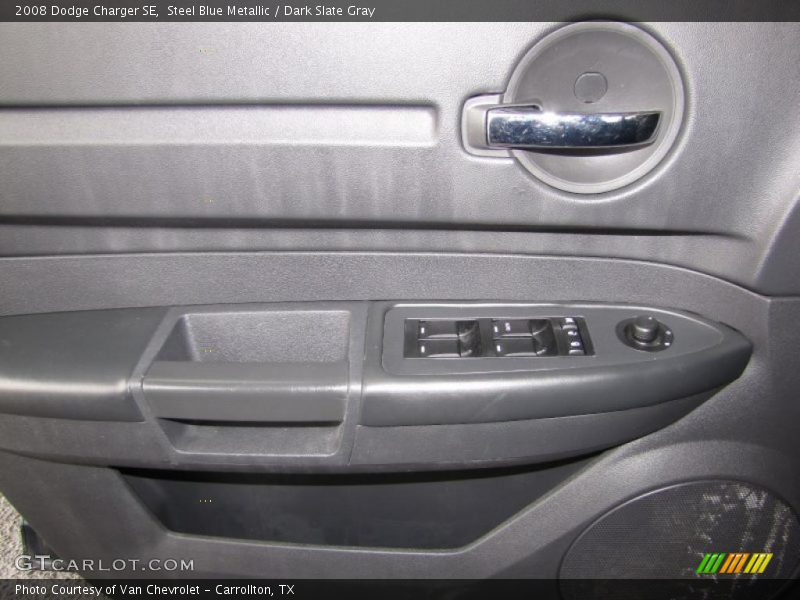 Steel Blue Metallic / Dark Slate Gray 2008 Dodge Charger SE