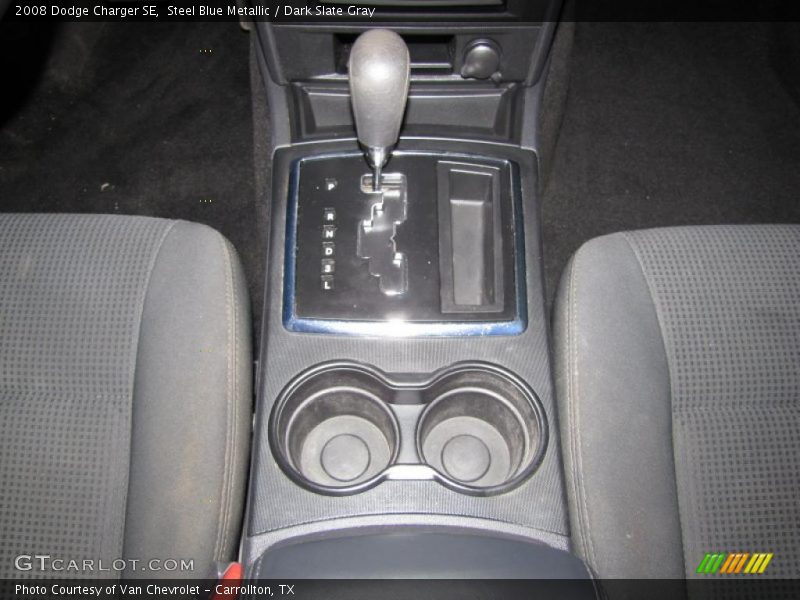 Steel Blue Metallic / Dark Slate Gray 2008 Dodge Charger SE