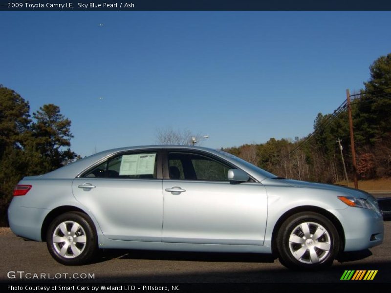 Sky Blue Pearl / Ash 2009 Toyota Camry LE