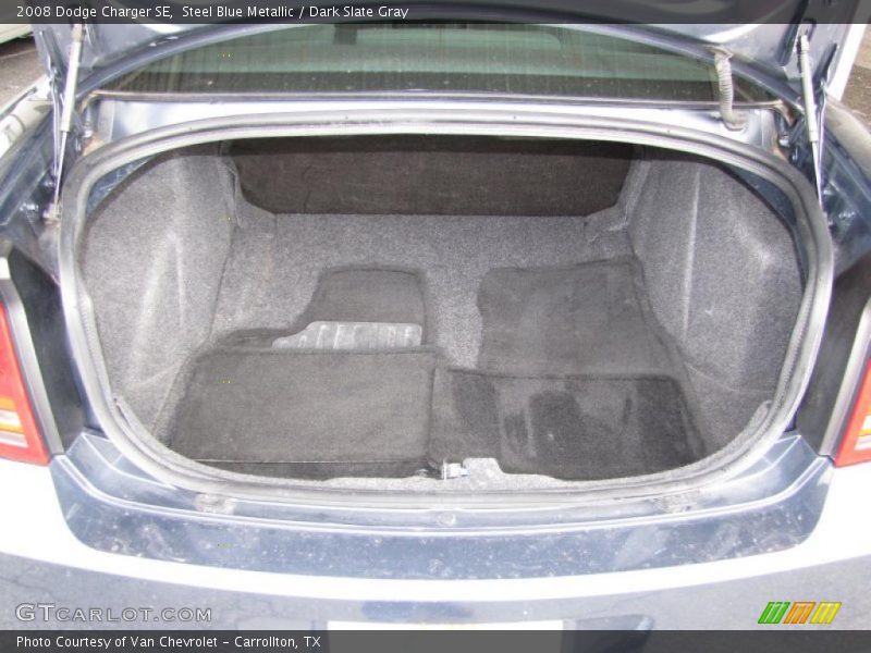 Steel Blue Metallic / Dark Slate Gray 2008 Dodge Charger SE