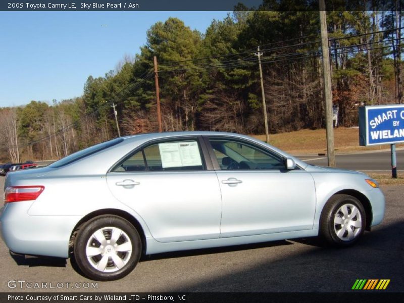 Sky Blue Pearl / Ash 2009 Toyota Camry LE