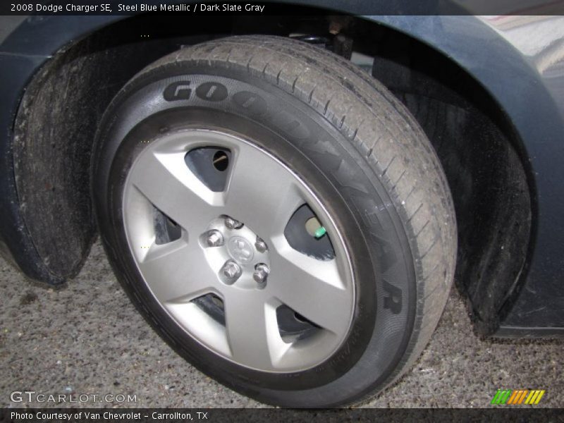 Steel Blue Metallic / Dark Slate Gray 2008 Dodge Charger SE