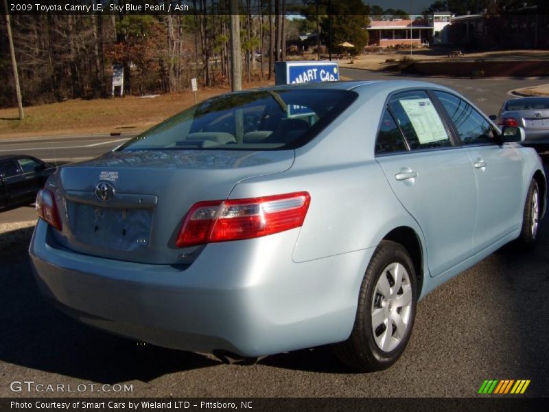 Sky Blue Pearl / Ash 2009 Toyota Camry LE