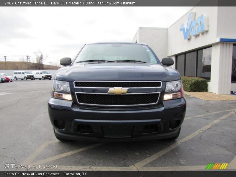 Dark Blue Metallic / Dark Titanium/Light Titanium 2007 Chevrolet Tahoe LS