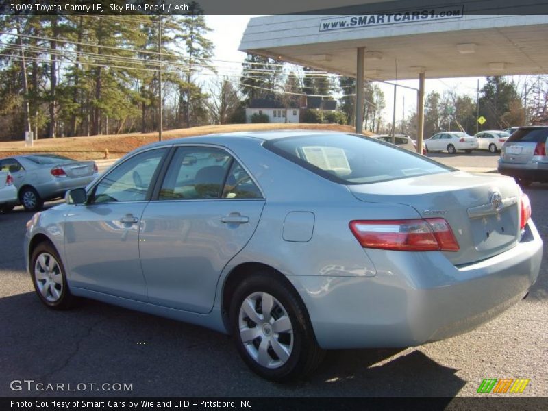 Sky Blue Pearl / Ash 2009 Toyota Camry LE