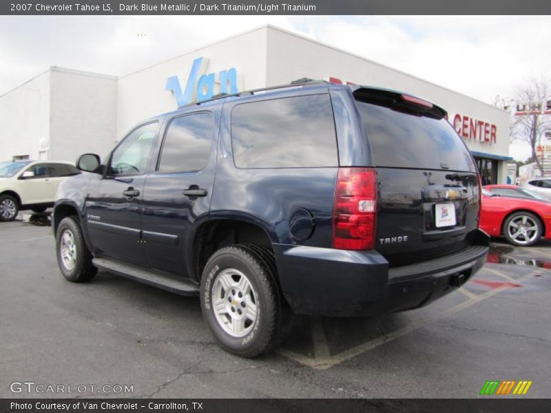 Dark Blue Metallic / Dark Titanium/Light Titanium 2007 Chevrolet Tahoe LS