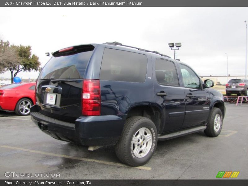 Dark Blue Metallic / Dark Titanium/Light Titanium 2007 Chevrolet Tahoe LS