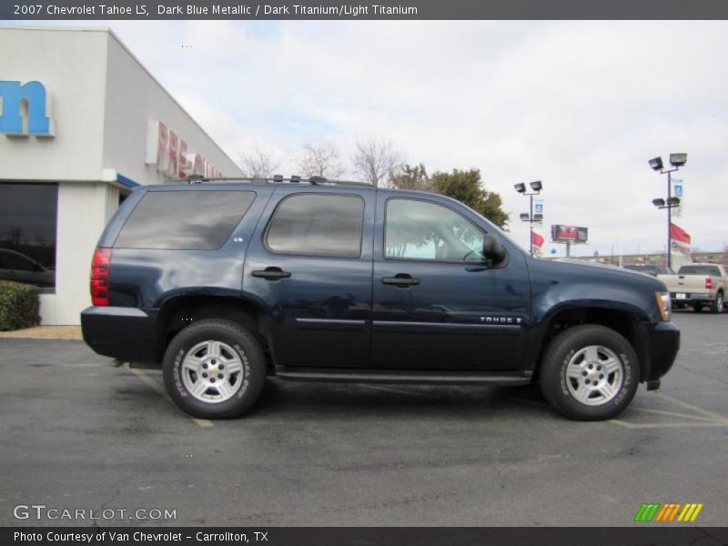 Dark Blue Metallic / Dark Titanium/Light Titanium 2007 Chevrolet Tahoe LS