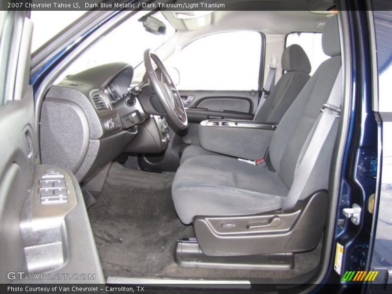 Dark Blue Metallic / Dark Titanium/Light Titanium 2007 Chevrolet Tahoe LS