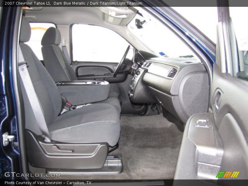 Dark Blue Metallic / Dark Titanium/Light Titanium 2007 Chevrolet Tahoe LS