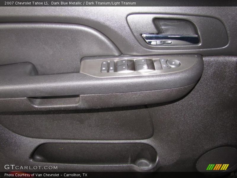 Dark Blue Metallic / Dark Titanium/Light Titanium 2007 Chevrolet Tahoe LS