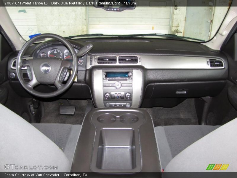 Dark Blue Metallic / Dark Titanium/Light Titanium 2007 Chevrolet Tahoe LS