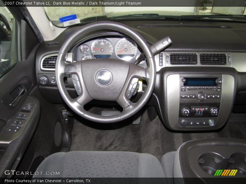 Dark Blue Metallic / Dark Titanium/Light Titanium 2007 Chevrolet Tahoe LS