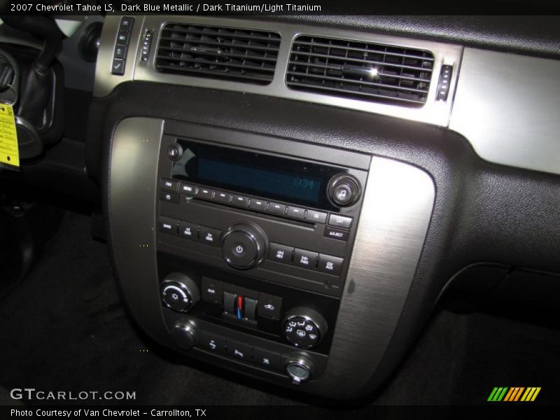 Dark Blue Metallic / Dark Titanium/Light Titanium 2007 Chevrolet Tahoe LS
