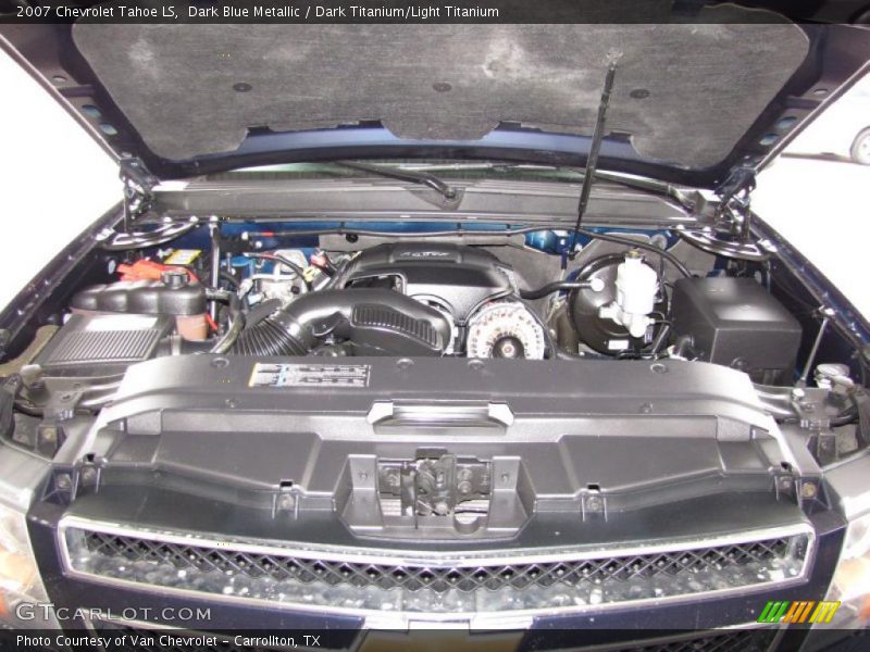 Dark Blue Metallic / Dark Titanium/Light Titanium 2007 Chevrolet Tahoe LS