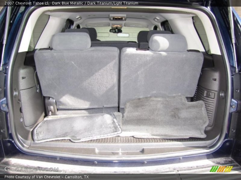Dark Blue Metallic / Dark Titanium/Light Titanium 2007 Chevrolet Tahoe LS