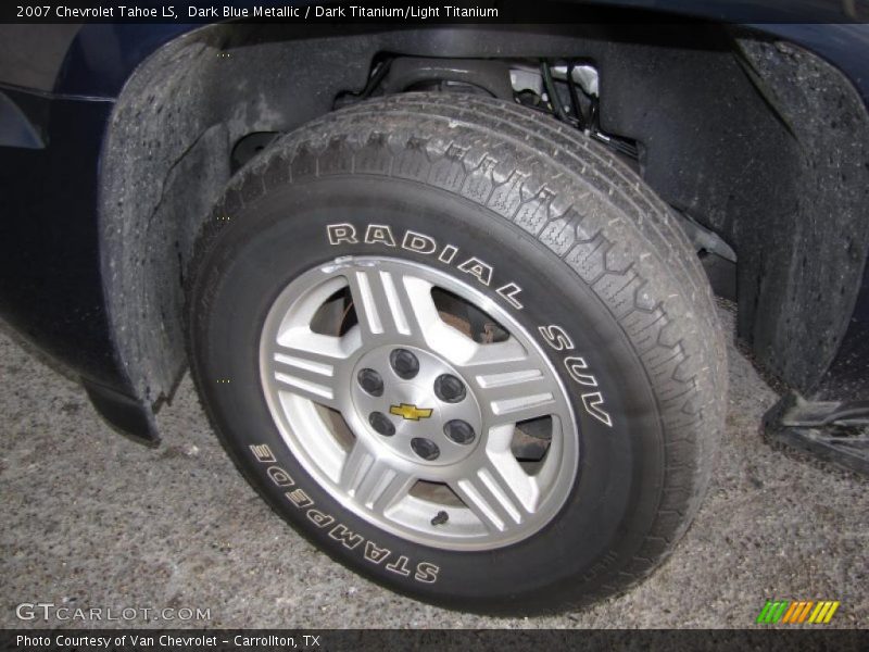 Dark Blue Metallic / Dark Titanium/Light Titanium 2007 Chevrolet Tahoe LS