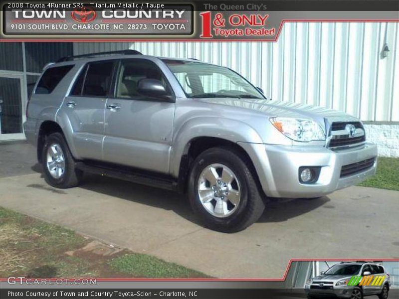 Titanium Metallic / Taupe 2008 Toyota 4Runner SR5