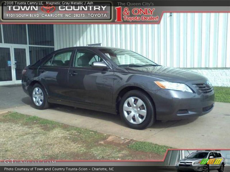 Magnetic Gray Metallic / Ash 2008 Toyota Camry LE