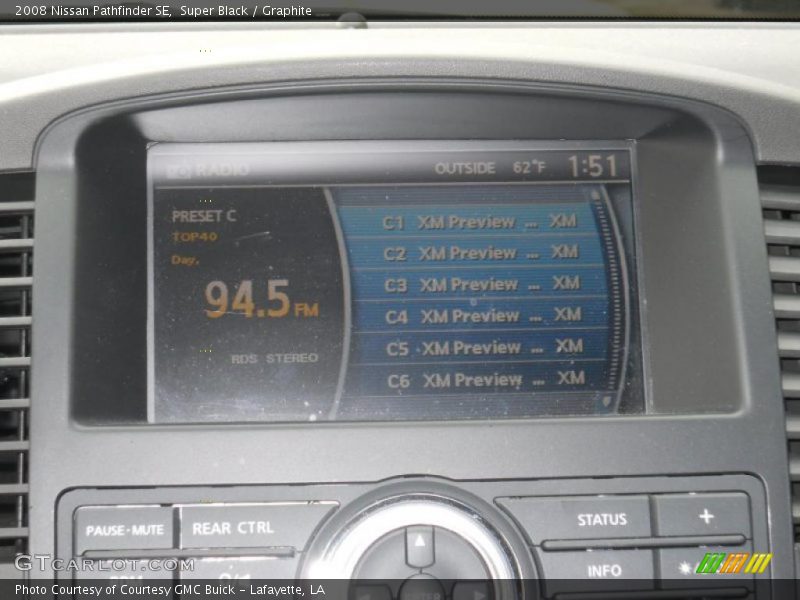 Super Black / Graphite 2008 Nissan Pathfinder SE