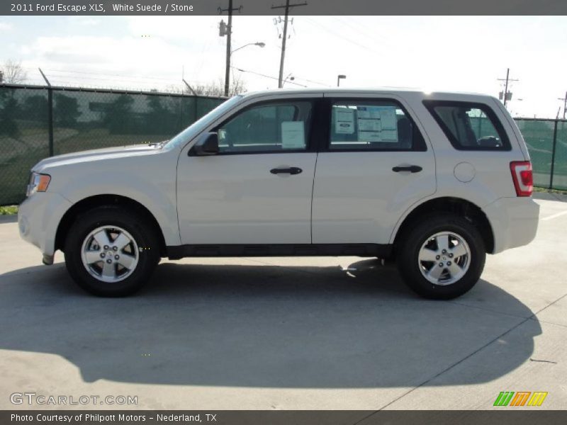 White Suede / Stone 2011 Ford Escape XLS
