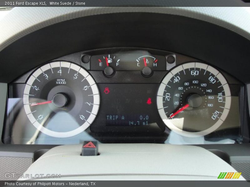 White Suede / Stone 2011 Ford Escape XLS