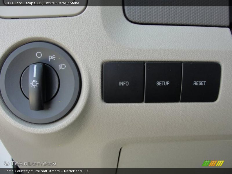 White Suede / Stone 2011 Ford Escape XLS