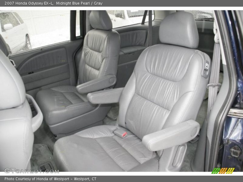 Midnight Blue Pearl / Gray 2007 Honda Odyssey EX-L
