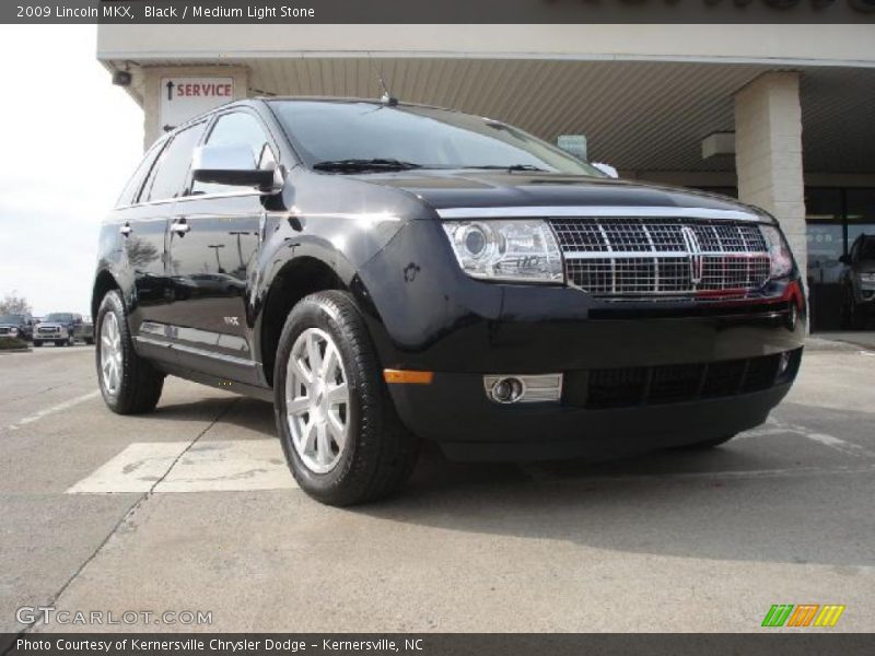 Black / Medium Light Stone 2009 Lincoln MKX