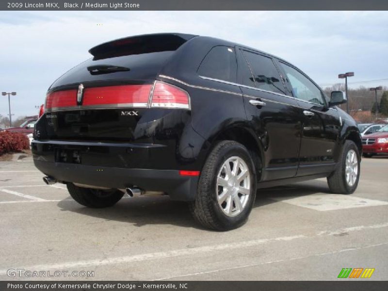 Black / Medium Light Stone 2009 Lincoln MKX