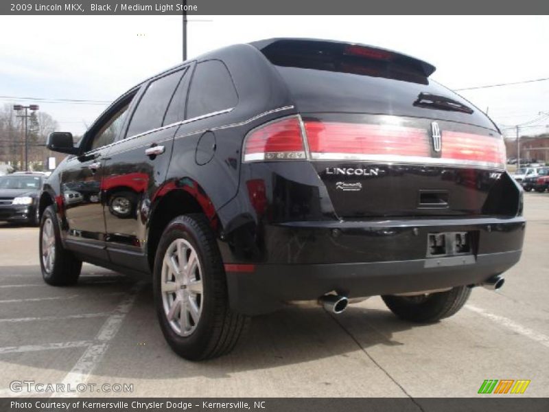 Black / Medium Light Stone 2009 Lincoln MKX