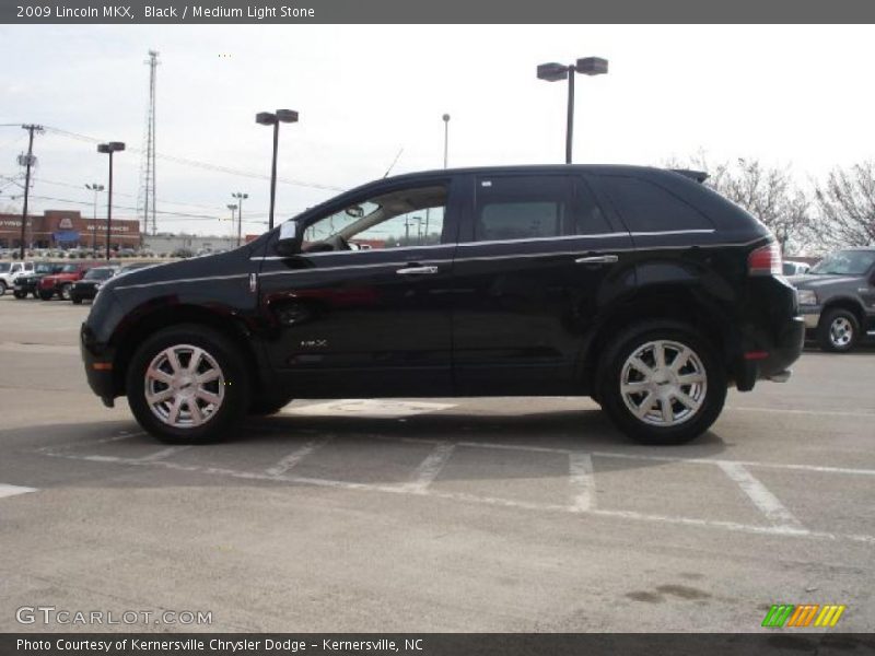 Black / Medium Light Stone 2009 Lincoln MKX