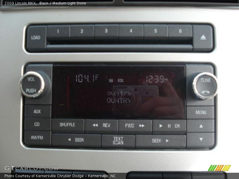Black / Medium Light Stone 2009 Lincoln MKX