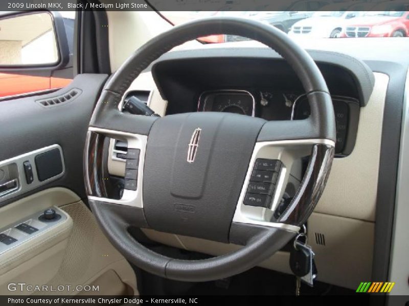 Black / Medium Light Stone 2009 Lincoln MKX