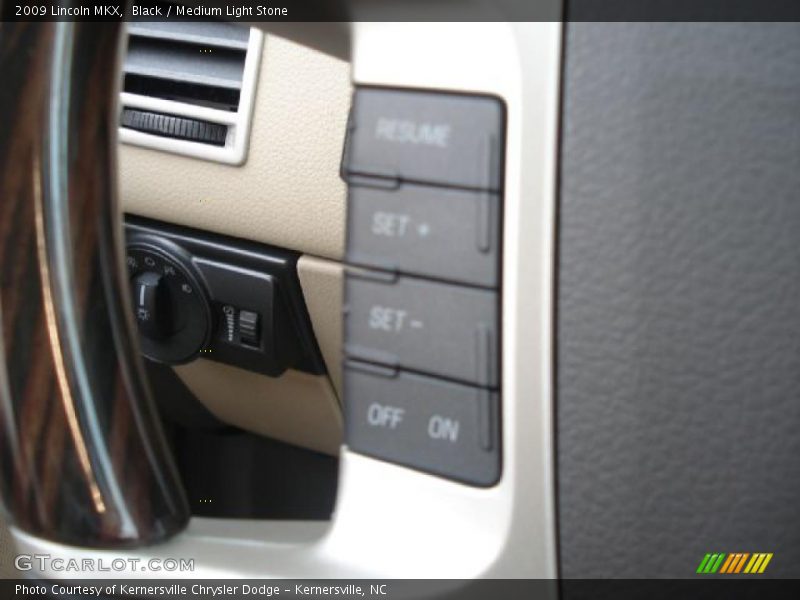 Black / Medium Light Stone 2009 Lincoln MKX