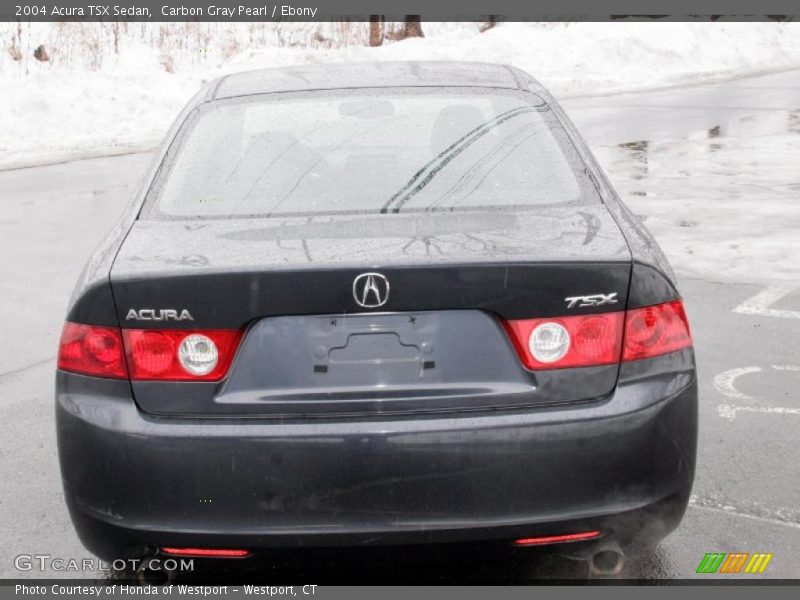 Carbon Gray Pearl / Ebony 2004 Acura TSX Sedan