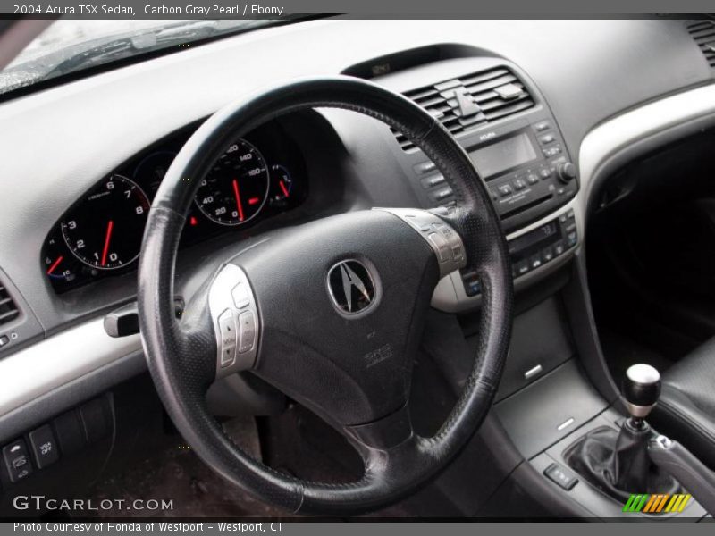 Carbon Gray Pearl / Ebony 2004 Acura TSX Sedan