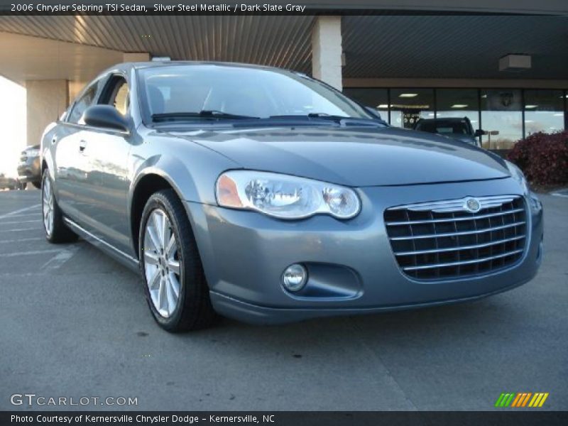 Silver Steel Metallic / Dark Slate Gray 2006 Chrysler Sebring TSI Sedan