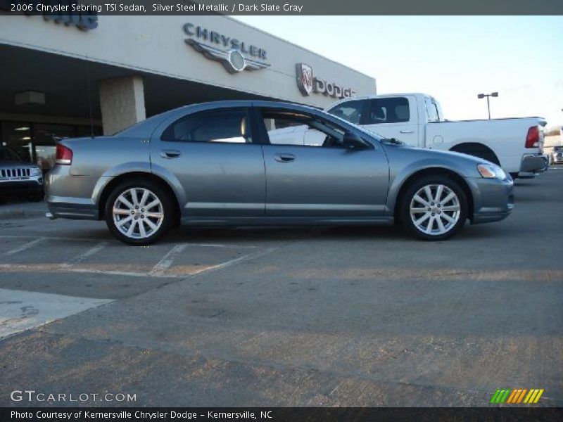 Silver Steel Metallic / Dark Slate Gray 2006 Chrysler Sebring TSI Sedan