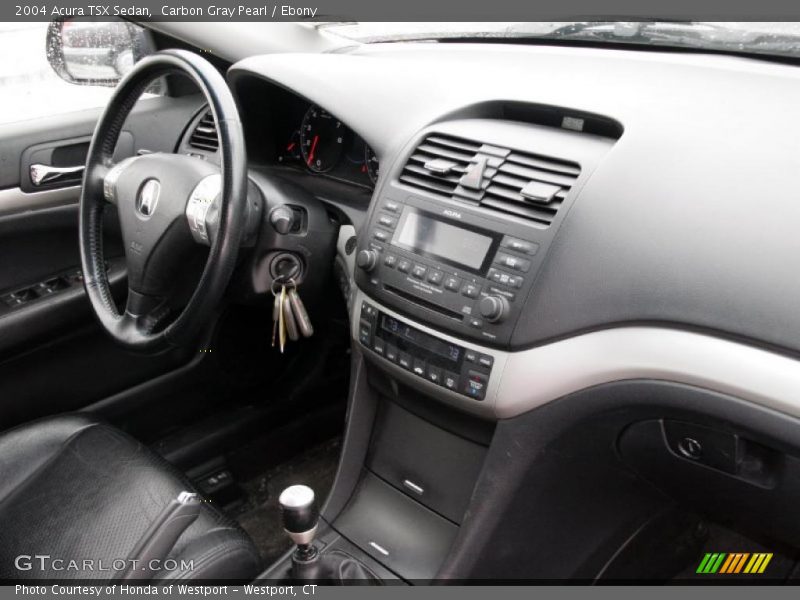 Carbon Gray Pearl / Ebony 2004 Acura TSX Sedan