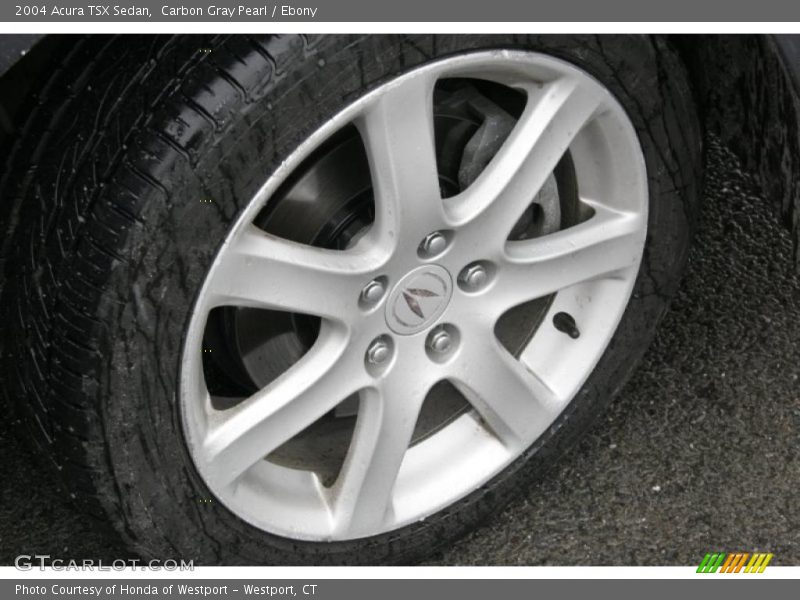 Carbon Gray Pearl / Ebony 2004 Acura TSX Sedan