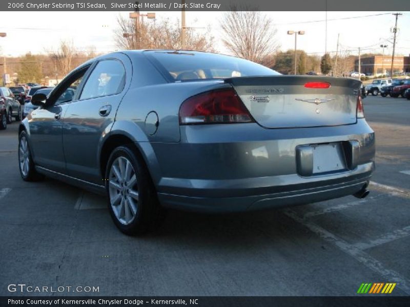 Silver Steel Metallic / Dark Slate Gray 2006 Chrysler Sebring TSI Sedan