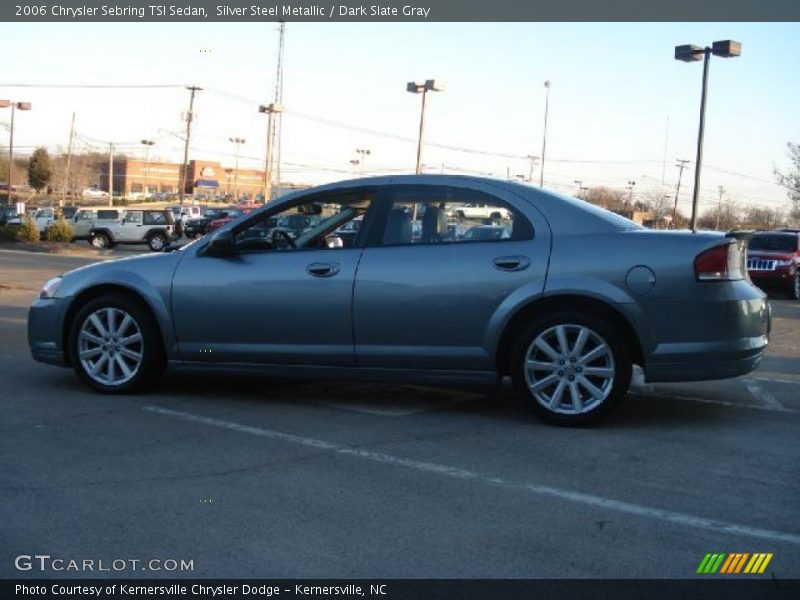 Silver Steel Metallic / Dark Slate Gray 2006 Chrysler Sebring TSI Sedan