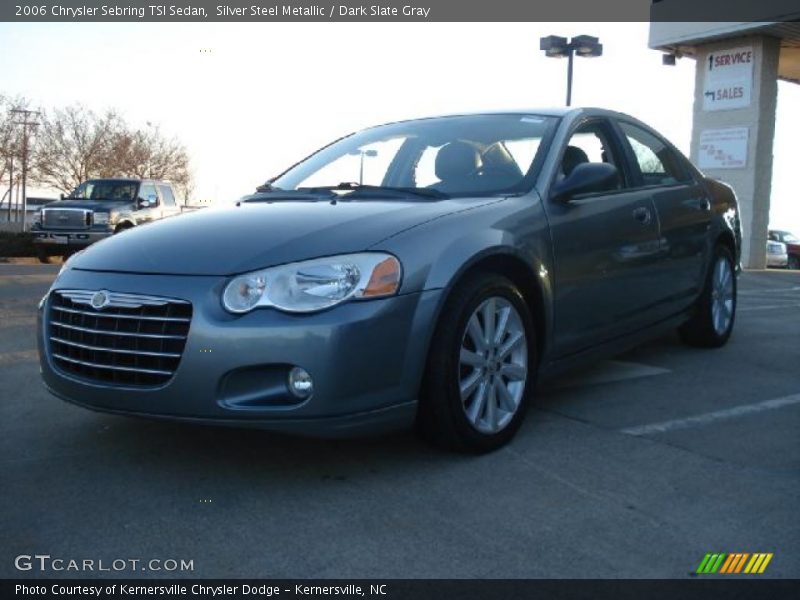 Silver Steel Metallic / Dark Slate Gray 2006 Chrysler Sebring TSI Sedan