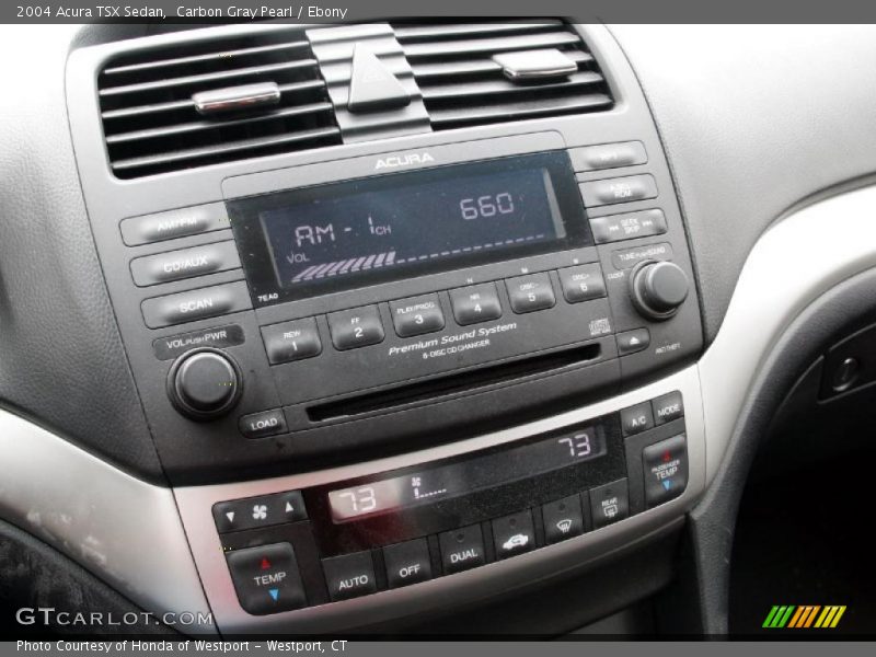 Carbon Gray Pearl / Ebony 2004 Acura TSX Sedan