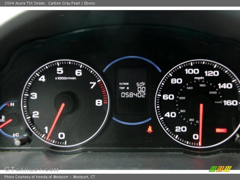Carbon Gray Pearl / Ebony 2004 Acura TSX Sedan